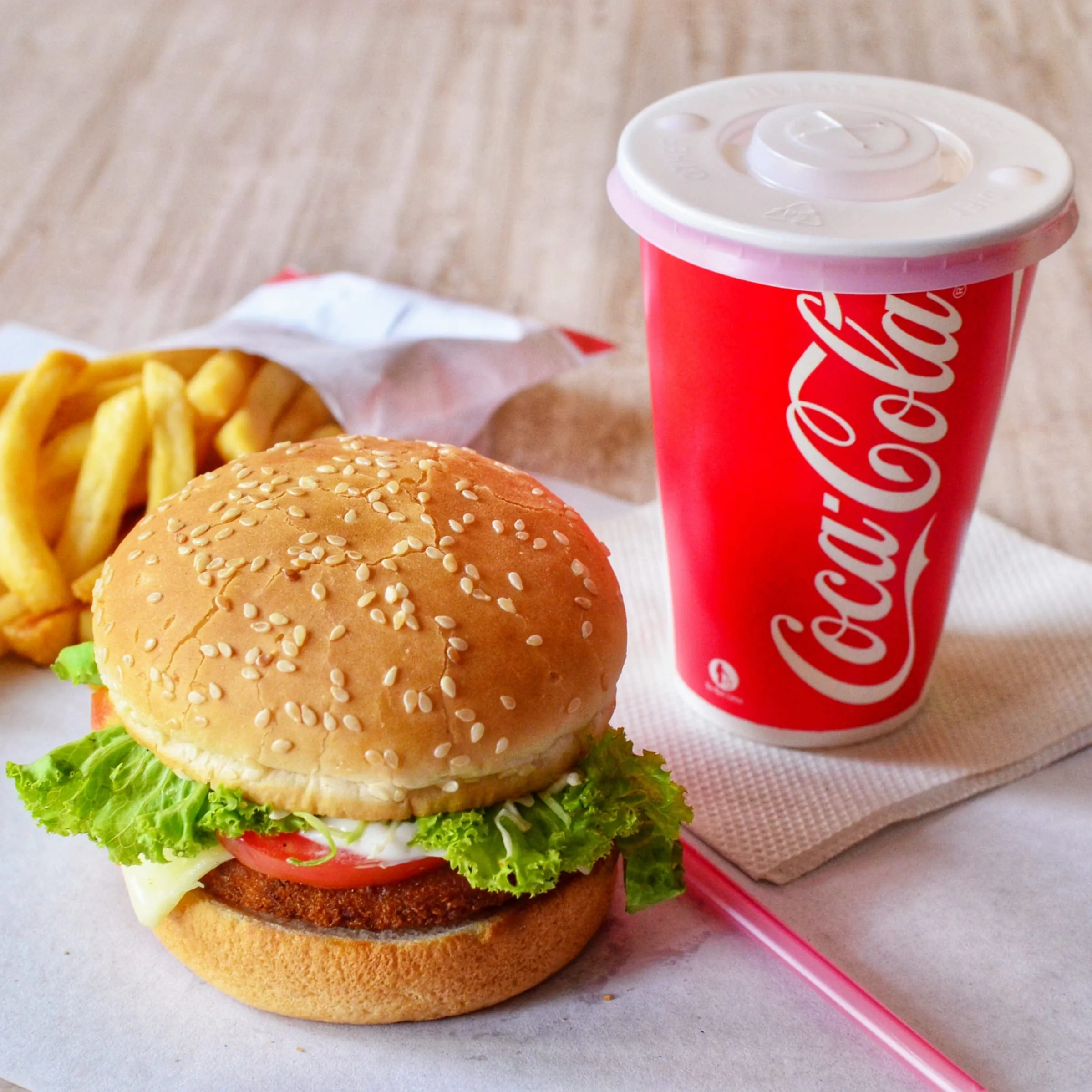 Burger + Fries + Cold Drink